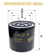 WIX FILTERS - WL7198 - Фильтр масляный MATIZ II /SPARK // AVEO 1 2 SO